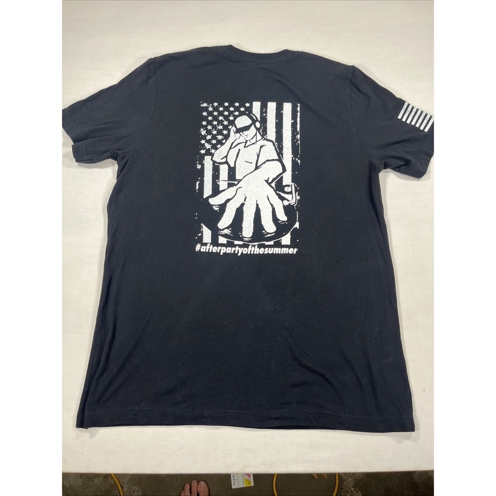 Men's medium black T-shirt DJ the DJ - Picture 6 of 8